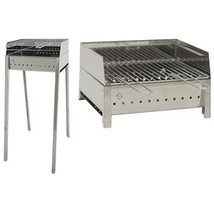 BBQ INOX ASADO STROMBOLI 60X40